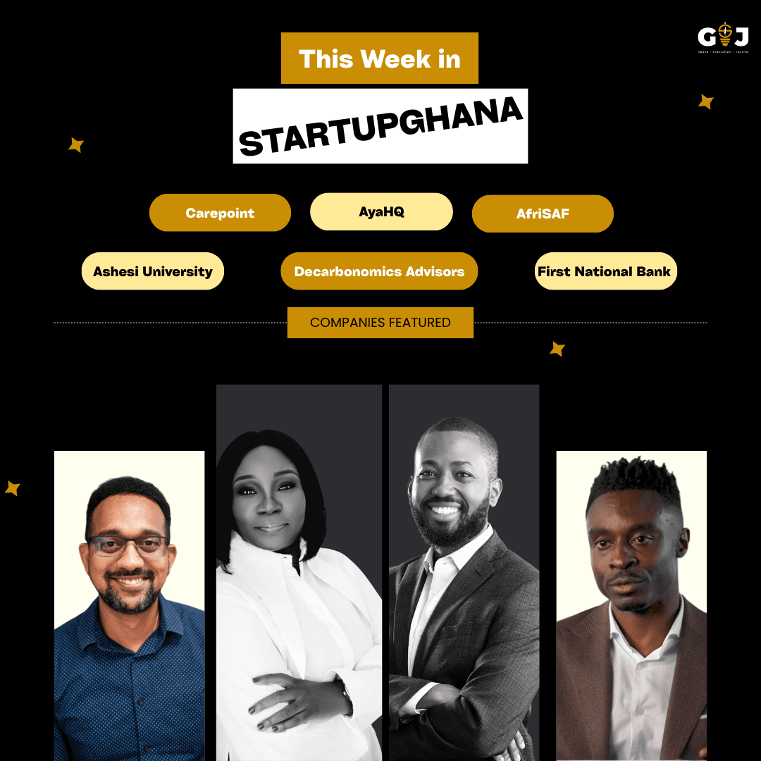 This Week in StartupGhana weekly news roundup featuring AfriSAF’s aviation partnership