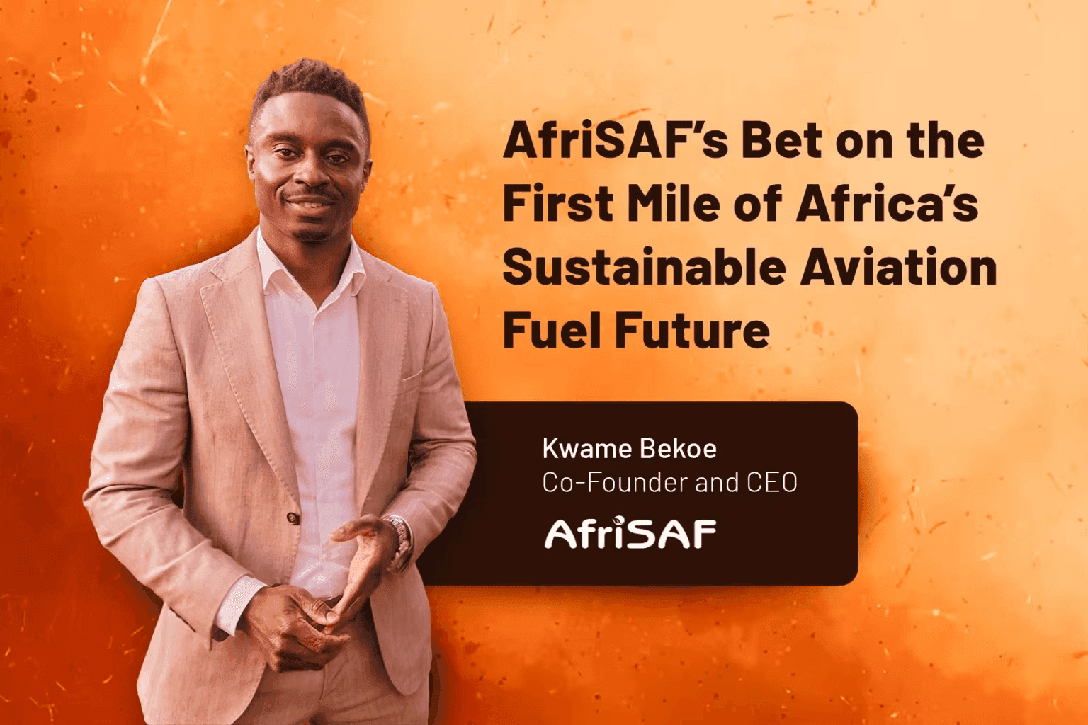 Agricultural feedstock being prepared for sustainable aviation fuel production in Africa